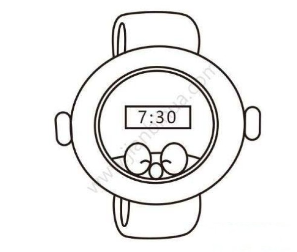 How to color childrens watches beautifully