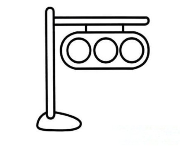 How to draw road traffic lights