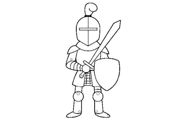 8 simple drawing pictures of warriors