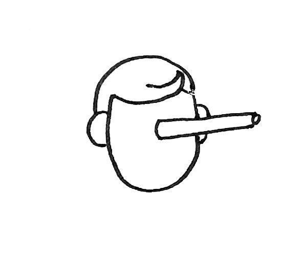 Pinocchio simple drawing tutorial