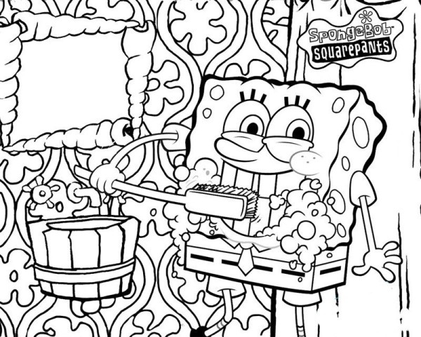 Spongebob and his friends simple drawing pictures