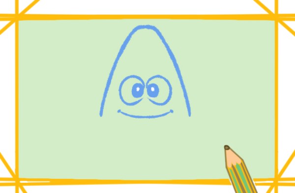 Cute Patrick Star simple strokes