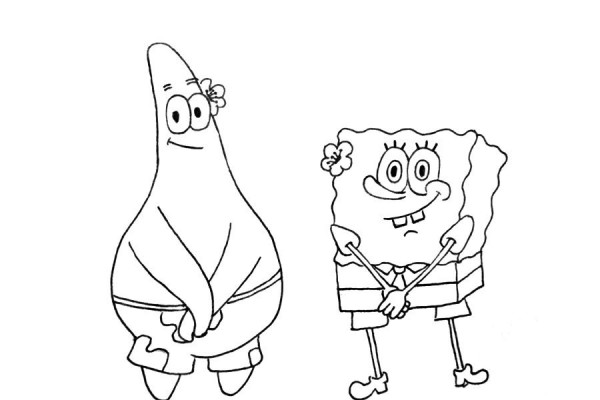 SpongeBob and Patrick are best friends forever