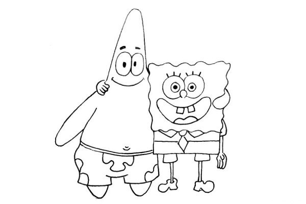 SpongeBob and Patrick are best friends forever