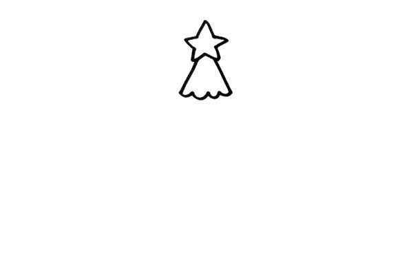 Learn to draw a Christmas tree