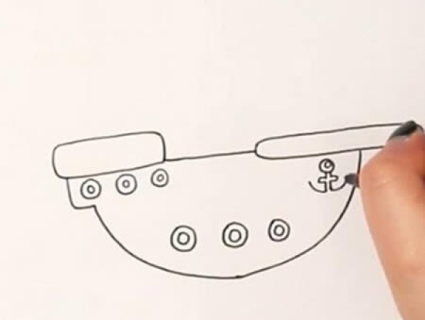 Nice simple drawing of pirate ship