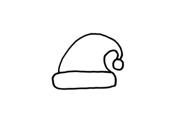 Christmas hat simple drawing picture