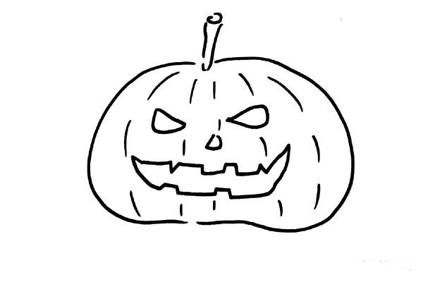 A wave of Halloween simple drawing materials