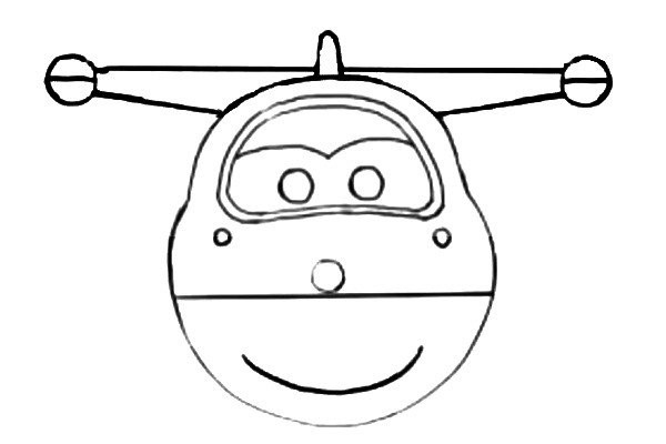 How to draw Super Wings Ledi