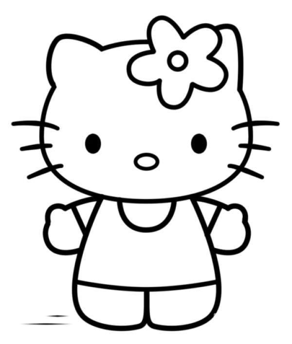 Hello Kitty simple drawing tutorial