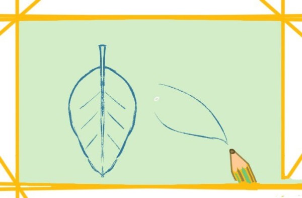 How to draw leaves