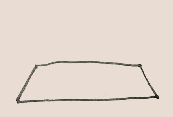 Simple drawing of Tiananmen