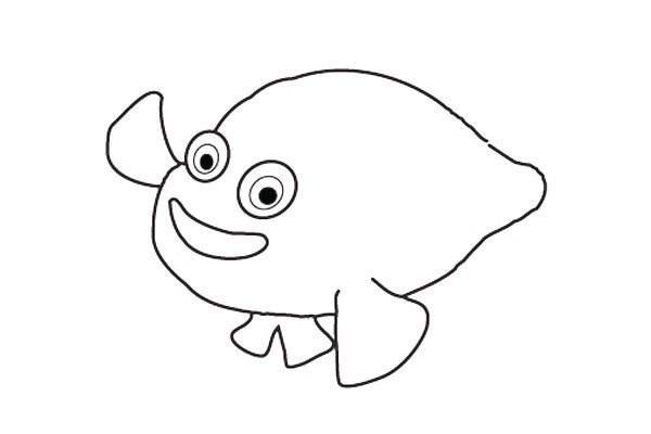 Drawing the clownfish from Finding Nemo