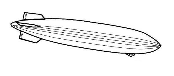 Complete picture collection of simple strokes of Kirov airship