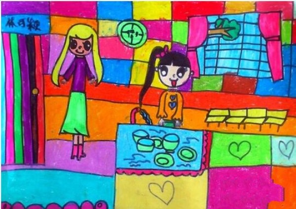 Share the drawings of fifth graders on Women’s Day by cooking for mom.