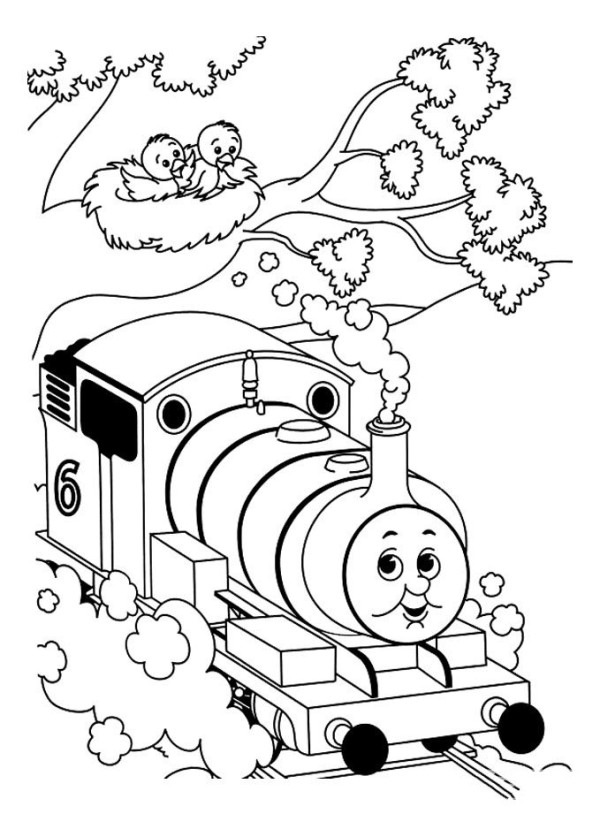 4 Thomas the Tank Engine coloring pictures