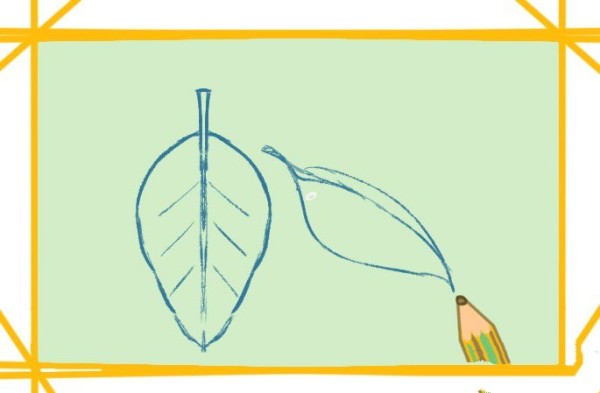 How to draw leaves