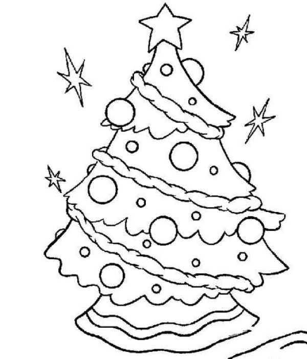 Kindergarten simple drawing lesson plan Christmas tree making