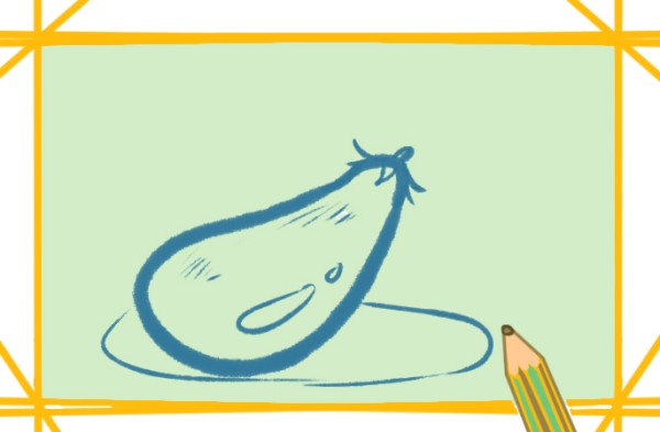 How to draw delicious eggplants