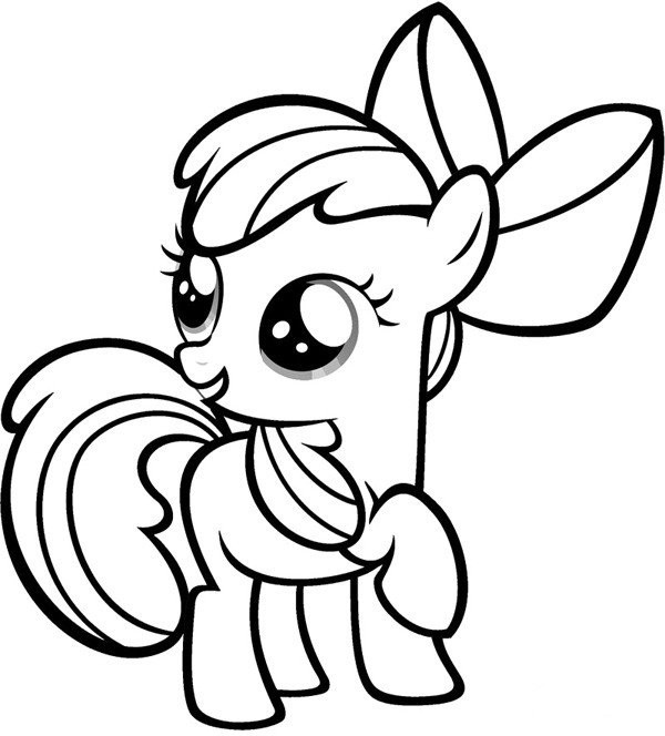 Simple drawing of cartoon characters My little pony simple drawing method