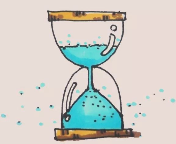 Hourglass simple drawing