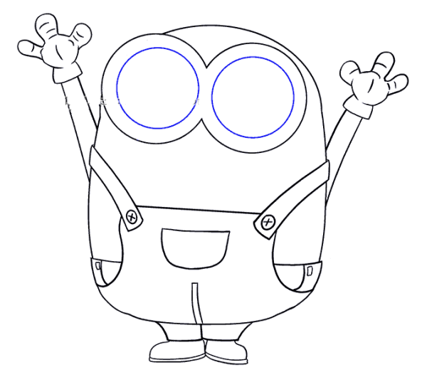 Minion Bob simple drawing tutorial