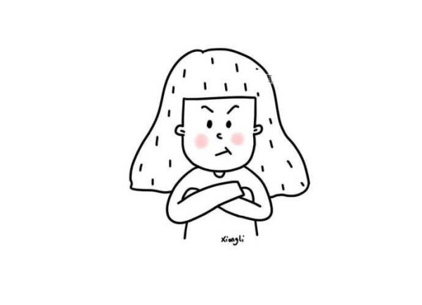 9 super cute simple drawings of little girls