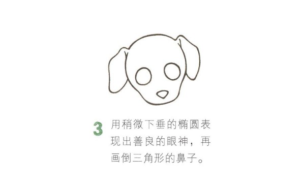 How to draw a puppy with watery eyes