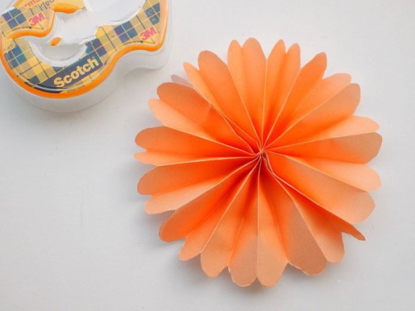 Spring paper flowers handmade