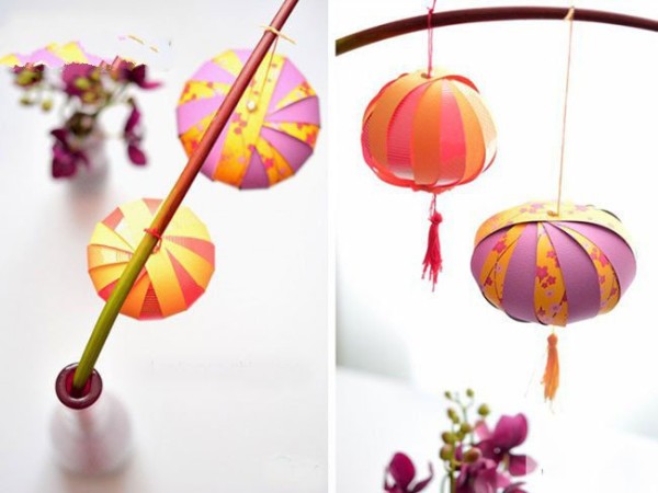 How to make paper lanterns for Lantern Festival