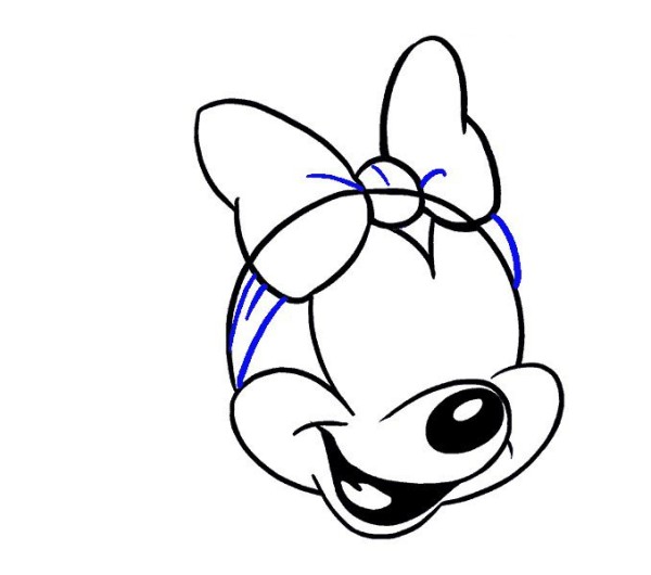 Super detailed steps to teach you how to draw Minnie