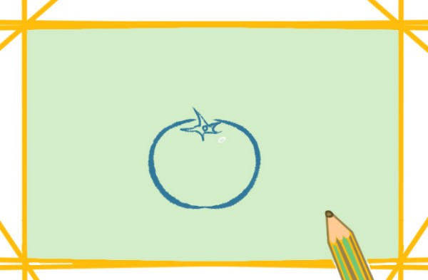 How to draw red tomatoes