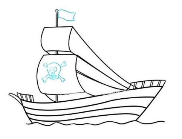 How to Draw a Pirate Ship