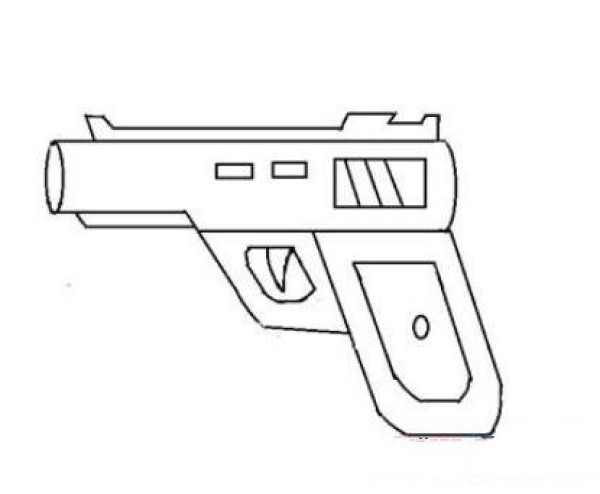 How to draw a childs favorite toy pistol