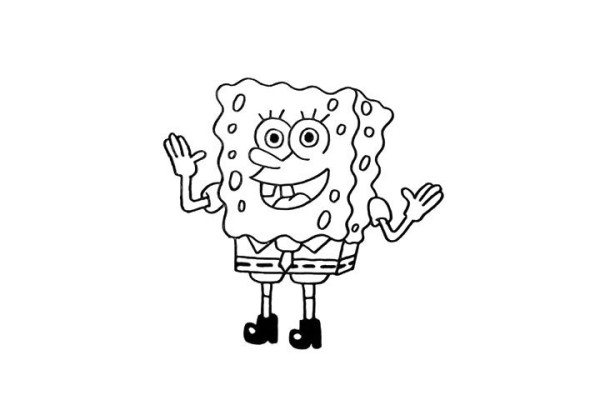 Learn to draw SpongeBob SquarePants