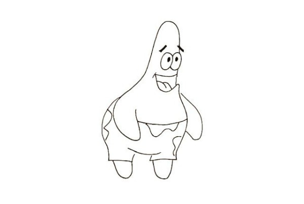 Draw Patrick from SpongeBob SquarePants