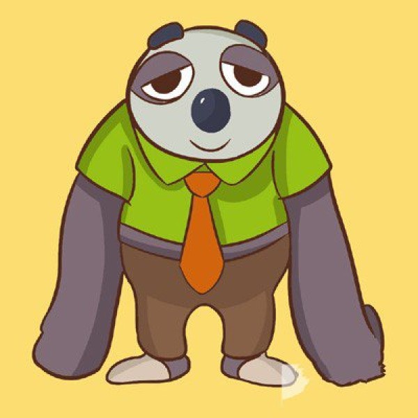 Zootopia simple drawing method of sloth