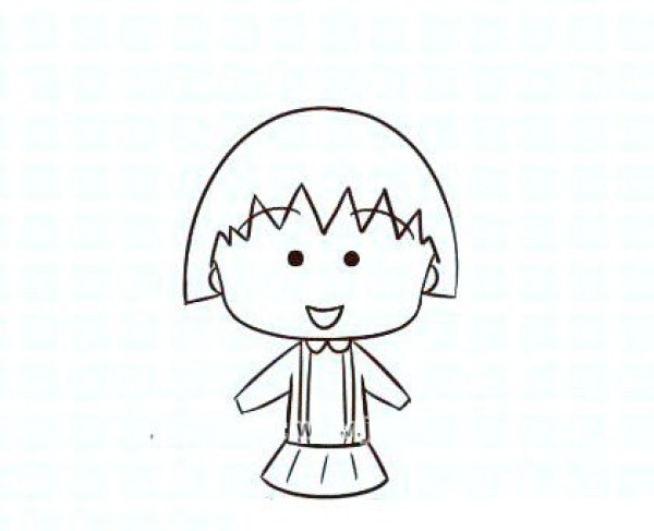 Teach you how to draw Chibi Maruko-chan