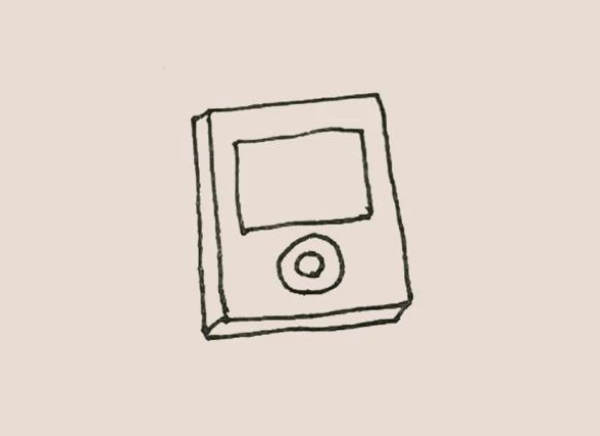 Simple drawing of Walkman