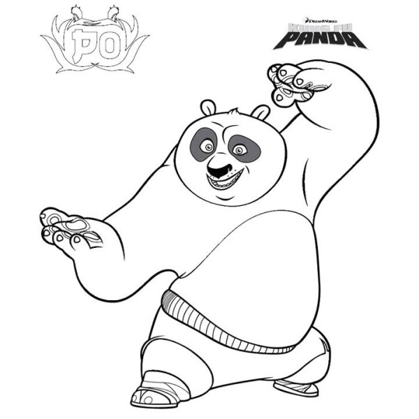 Po in Kung Fu Panda - Giant Panda