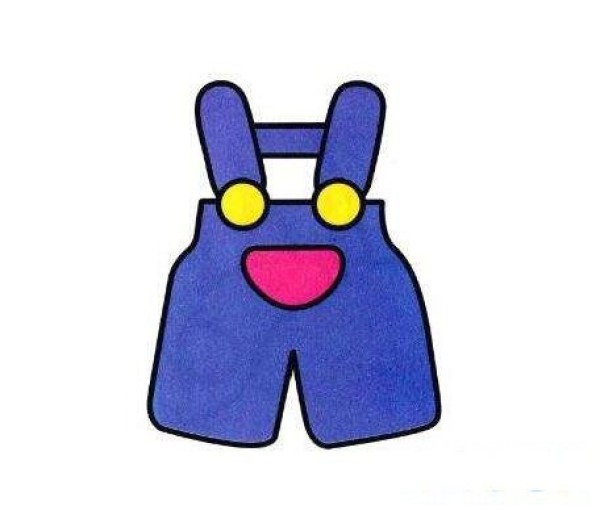 How to draw childrens overalls