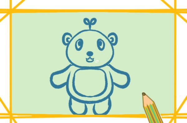 How to draw a cute teddy bear