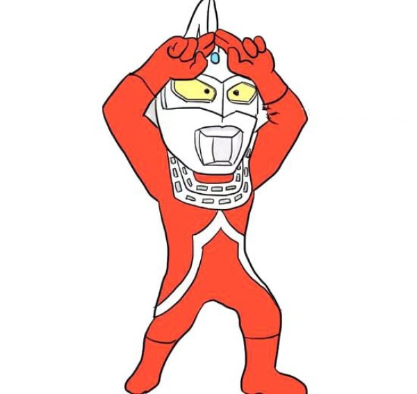 Ultraman Sevens special move pose