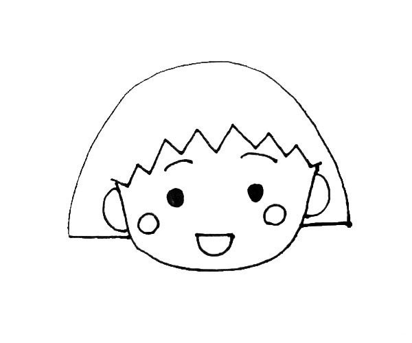 Children can easily learn to draw Chibi Maruko-chan