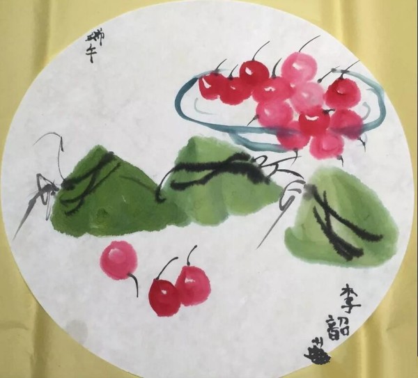 Ink rice dumplings dragon boat festival traditional Chinese painting