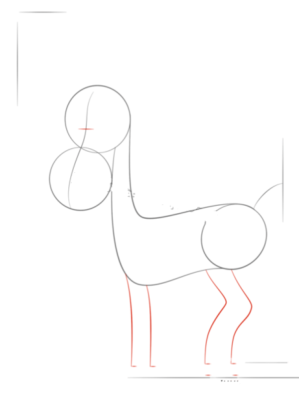 How to Draw a Christmas Reindeer