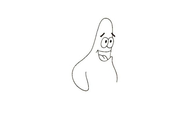 Draw Patrick from SpongeBob SquarePants