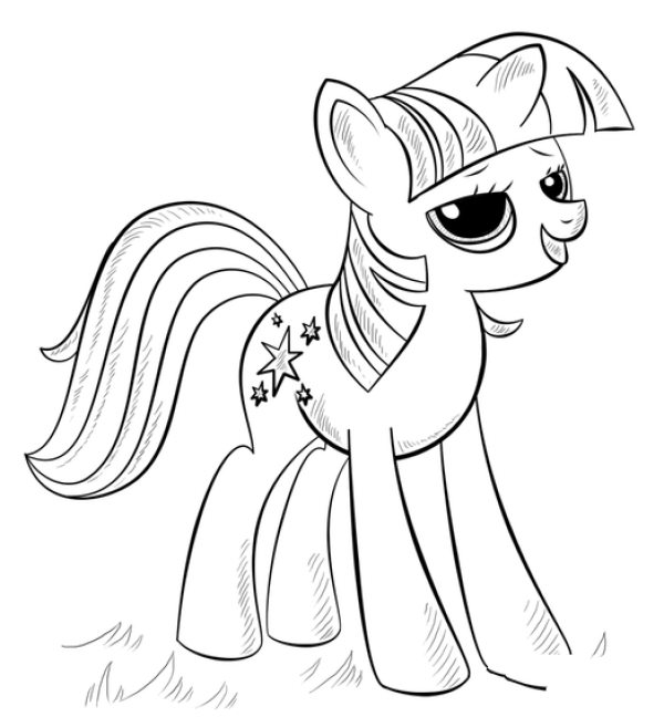 How to draw Twilight Sparkle/Twilight Sparkle from My Little Pony