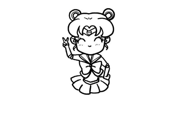 Sailor Moon of love and justice, punishing you on behalf of the moon