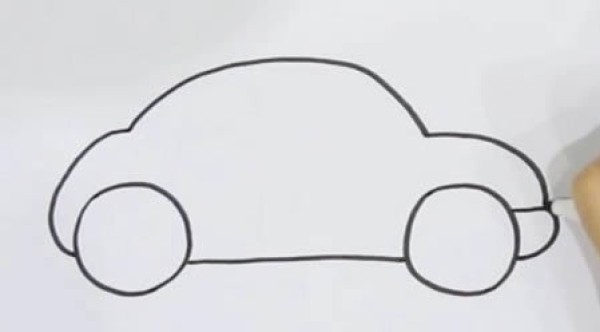 How to draw a colorful Beetle car